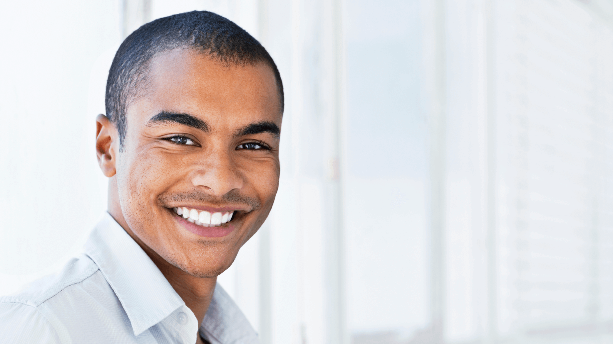 man smiling